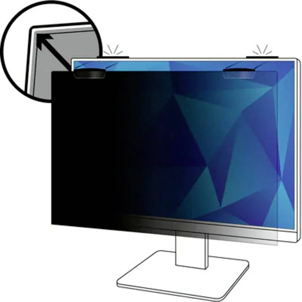 3M Blickschutzfilter (Sichtschutz) für Monitore - entfernbar - magnetisch an TFT befestigt - 61 cm (24")